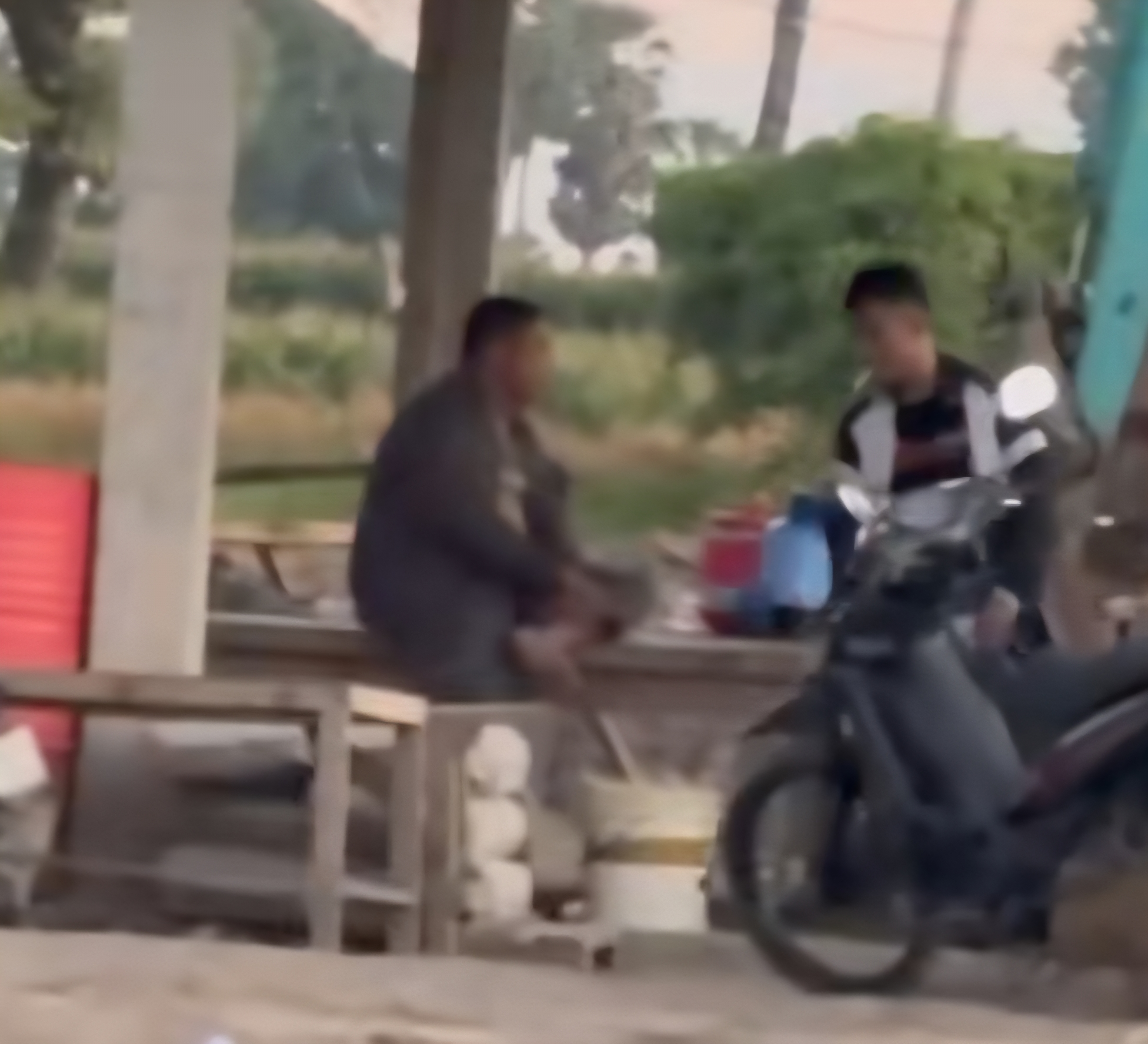 Danramil mengawasi perjudian
